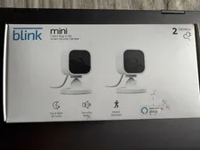 Blink Mini- Indoor Plug-In, 1080p, Smart Security Camera - Pack Of 2 Camera’s