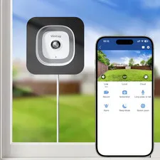 2K Window Camera, 2.4G & 5G Wifi Indoor Camera for Home Security, Color Night Vi