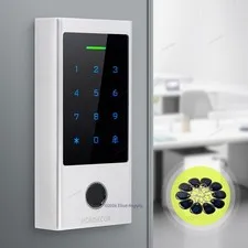 HOMSECUR Smart Access System With 10pcs Keyfob Standalone Door Lock Gate Control