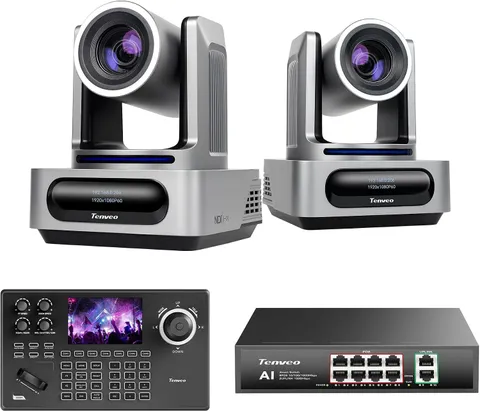 PTZ Camera Bundle - 30X AI Auto Tracking Sdi/Hdmi/Usb3.0/Lan(Poe) PTZ Camera(2Pc