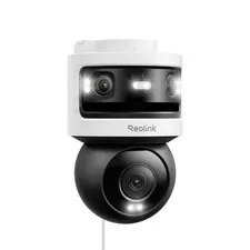OMVI 3i WiFi 18MP 4K Triple Lens Outdoor Security Camera 180° Panoramic PTZ