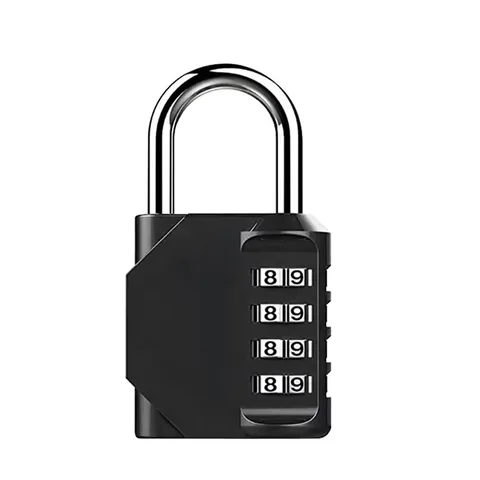 1pc Combination Lock Resettable 4 Digit Padlock Waterproof Heavy Duty Padlock