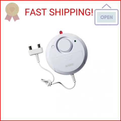 SABRE Water Leakage Alarm, 110 dB Alarm, Audible Up To 1,500-Feet (457-Meters),