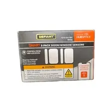 Defiant Home Security 2 Pack Door/Window Sensors  Hubspace Alarm (1583) New