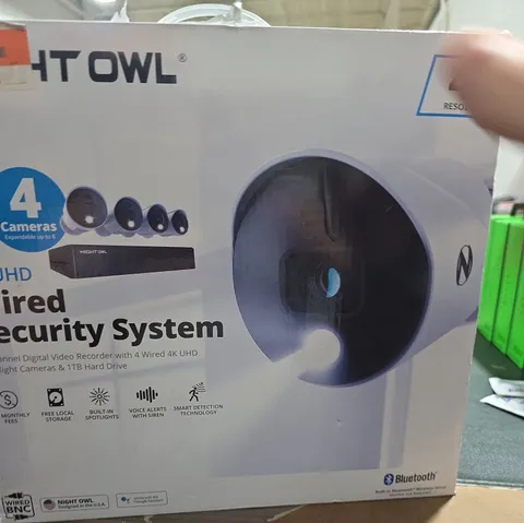 Night Owl C-HT81-44P-B 4K Security 4 Camera Surveillance System 1TB