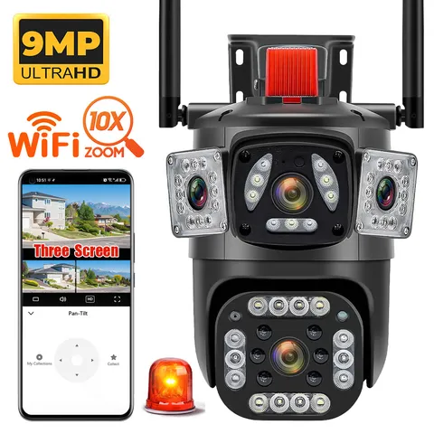 Battery Operated Wireless WiFi Home Security Camera System Outdoor Pan/Tilt US