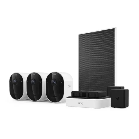 Arlo Pro Outdoor Security Camera 2K HDR (6th Gen) w/Dual Charger, Extra Batter,