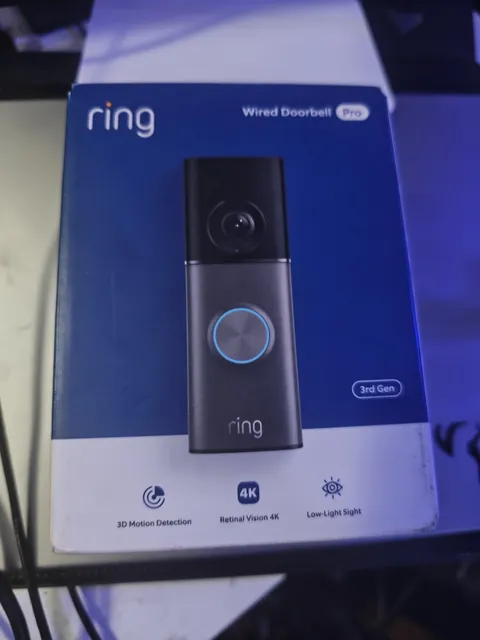 ring wired doorbell pro 4k 3rd generation