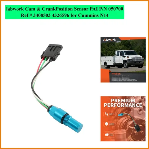 Cam & CrankPosition Sensor PAI P/N Ref 3408503 4326596 for Cummins N14