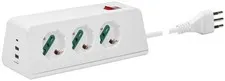 VIMAR Desk Socket 3Universal + 3USB + S11+CBE WHITE - 00608.CC.B