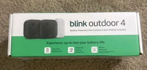 Blink Outdoor 4 Wireless 2 Security Camera w/ Sync Module System Bundle Kit