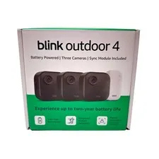 Blink Outdoor 4 B0DHLQT3CG 1080p Wireless 3 Camera Security System