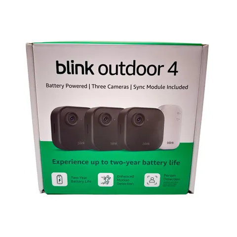 Blink Outdoor 4 B0DHLQT3CG 1080p Wireless 3 Camera Security System