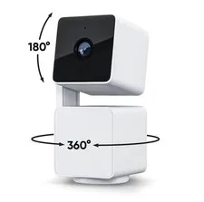 Wyze Cam Pan v3 Indoor Outdoor WiFi Security Camera 1080P Pan Tilt White
