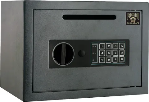 Paragon Drop Safe Electronic Deposit Box Digital Keypad Cash Safe w/ Keys