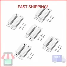 QWORK MC-31 Wired Surface-Mounted NC Magnetic Door Window Contact Sensor Alarm R