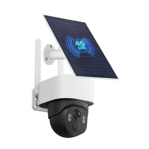 4G LTE Solar Security Camera Wireless Outdoor PTZ 4MP Color Night Vision Motion