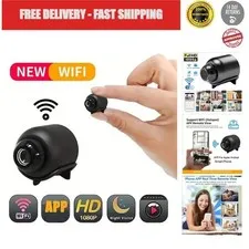 Mini Security Camera 1080p WiFi Wireless Night Vision Motion Detection