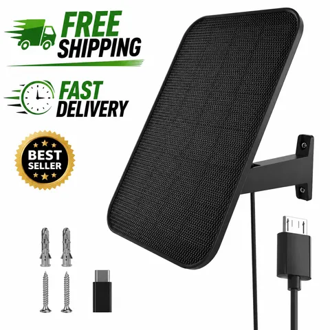 3.2W Solar Panel for Security Camera Compatible with Arlo Pro/Pro 2, Waterpro...