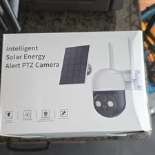 PTZ IP/Network Wi-Fi Solar/Battery Outdoor Camera, PIR + Full Color Night Vision