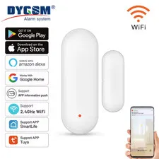 Tuya Smart WiFi Door Sensor Smart Home Open Close Detector Smartlife App Control
