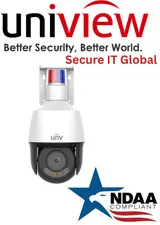 UNV 5MP PoE Mini PTZ NDAA Audio Uniview IP Network Security Surveillance Camera