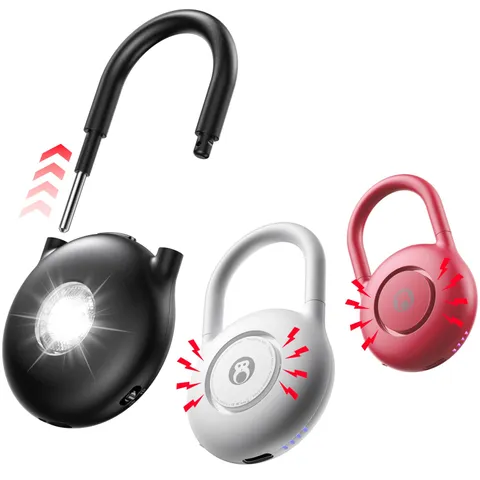 130dB Personal Alarms for Women – USB-C Rechargeable Self Defense Alarm Keych...