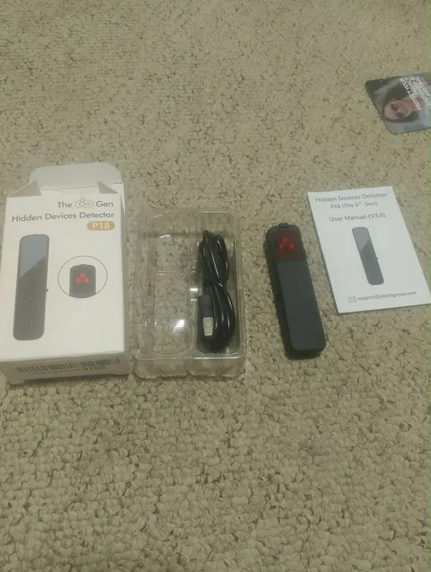 P18 8th Gen Hidden Devices/Camera Detector, USB, Black, Indoor Only