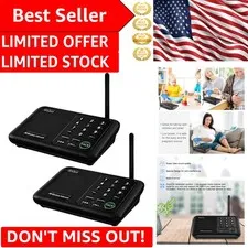 Versatile Home Intercom System - 10 Channels, 1 Mile Communication Range