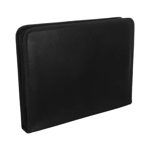 Accordion File Organizer Fireproof: Expanding Document Folder Bag, Large