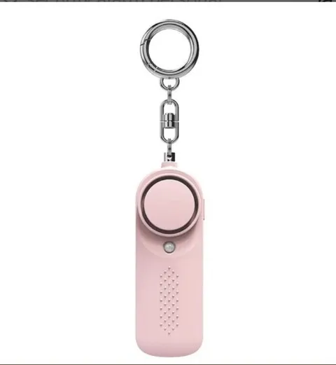 130dB LED Light Keychain Safe Sound Personal Self Defense Alarm Siren 