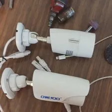 2 Ows00 S808US CCTV Bullet Security Camera Wired BNC 12V NTSC White 1PK