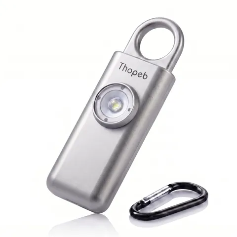 Thopeb–The Original Personal Safety Alarm for Women Self Metallic Silver