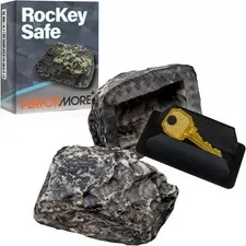Hide A Key Rock Safe Realistic Stone Diversion Safe Outdoor Spare Key Holder
