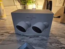 Google NC2400ES Nest Cam Outdoor Security Camera - 2 Pack