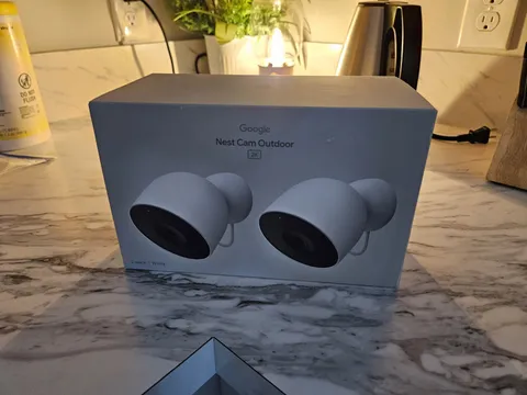 Google NC2400ES Nest Cam Outdoor Security Camera - 2 Pack