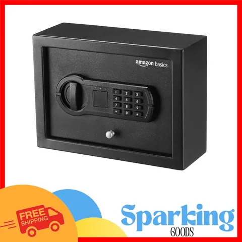 Compact Security Safe with Programmable Keypad - Ideal for Office Drawers