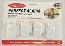 Doohickey Perfect Alarm 4 Pack Home Office Window Intruder Alert Safe Security