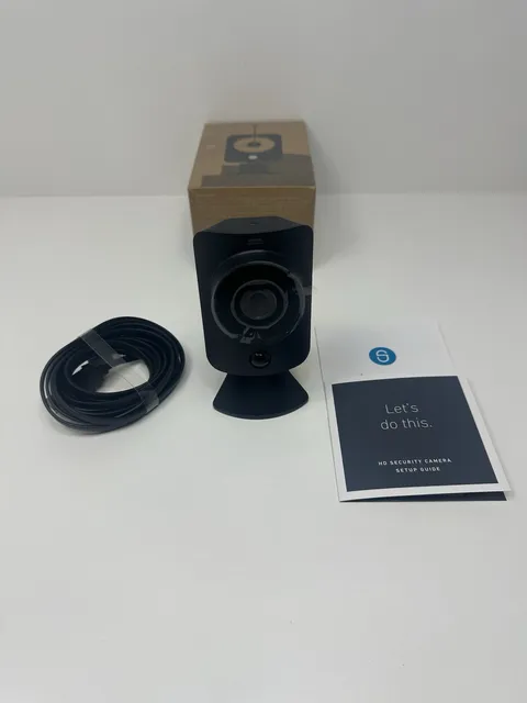 SimpliSafe Simplicam Indoor Camera Wi-Fi HD Security Camera SSCM1 + Cable