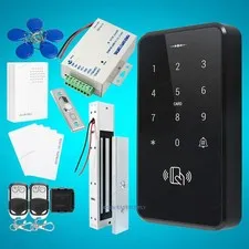 Door Access Control System DIY Set With 600ibs Magnetic Lock Gate Room Security