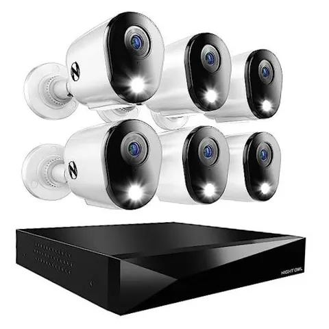 2-Way Audio 12 Channel DVR Video Home Security Camera System 1TB Hard Drive