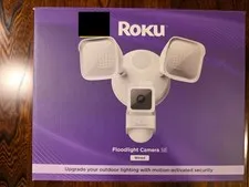Roku Floodlight Security Camera SE Wired New Sealed In Box