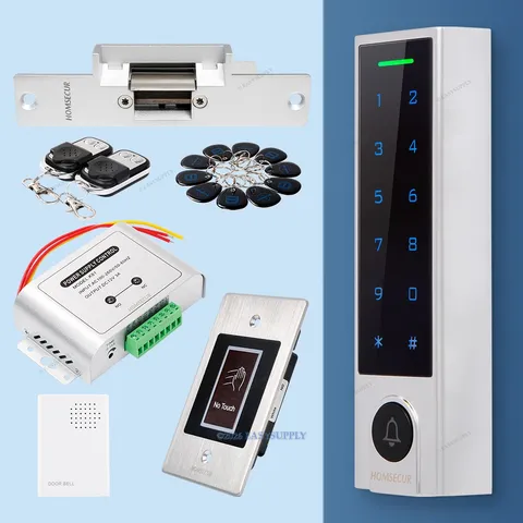 HOMSECUR Weatherproof WIFI RFID Access Control Set Lock APP Unlock
