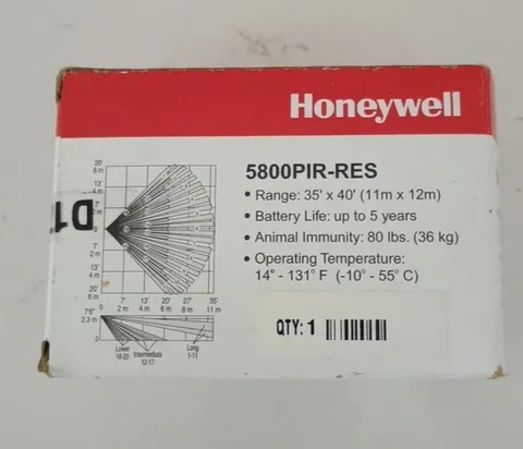 Honeywell 5800PIR-RES Residential, PET Friendly PIR Wireless LED Motion Sensor