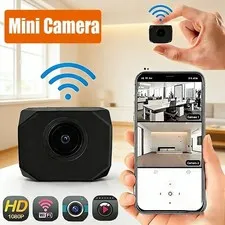 Mini Camera WiFi 1080P HD Smart Home Security Portable IP Cam Remote Monitoring