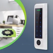HOMSECUR Access Control Reader With 10pcs KeyFobs App Manage Unlocking Records