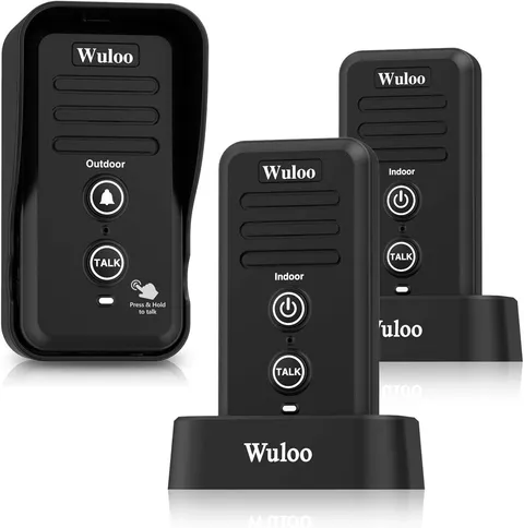 Versatile Wireless Intercom Doorbell with 1/2 Mile Range – Home & Classroom Use