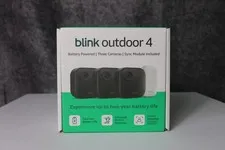 Blink Outdoor 4, (4th Gen 2025) Wireless 3 Camera Security System + Sync Module