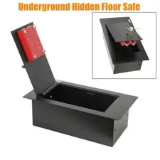 Underground Hidden Floor Safe Box Money Jewelry Security Safe Deposit Box Steel