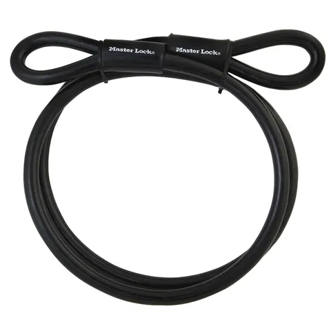 Master Lock 1.8m x 10mm Loop Ended Braided Steel Cable
